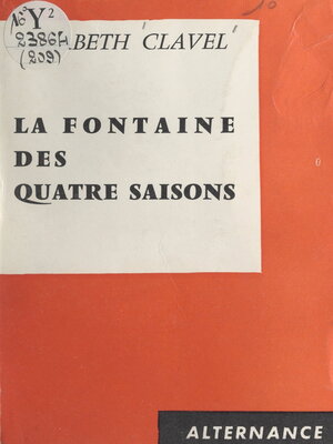 cover image of La fontaine des quatre saisons
